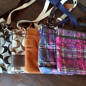 Coach lot of 5 small crossbody 👛